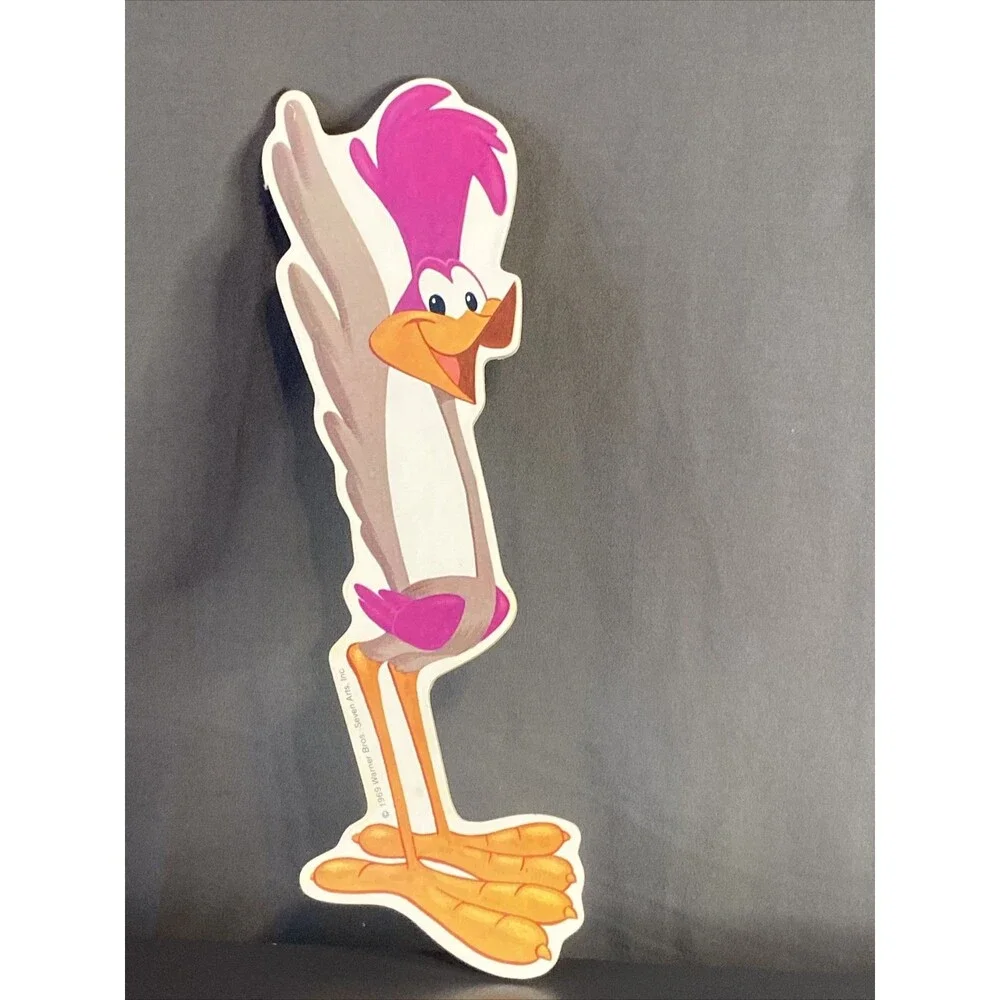 Road Runner Game Piece Replacement Part 1969 Warner Bros cardboard cutout